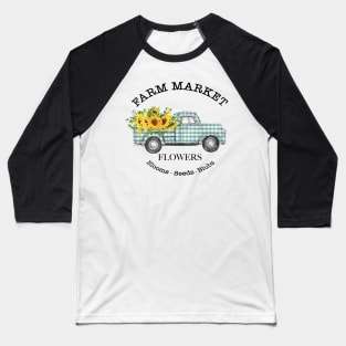 Farm Market Sunflowers A2 Baseball T-Shirt